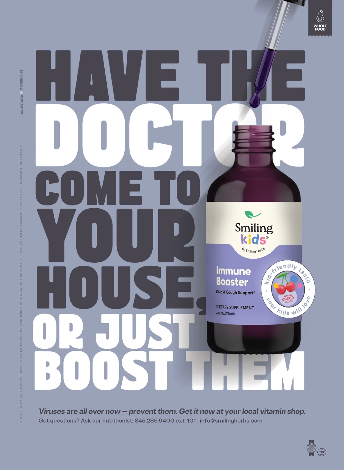 Smiling Herbs ad creative