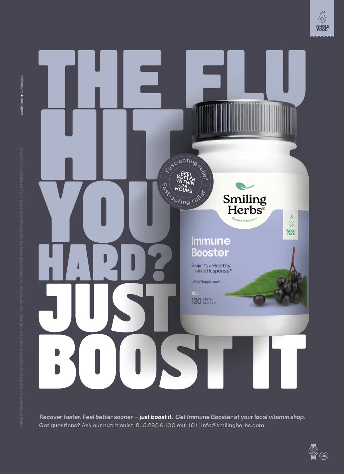 Smiling Herbs ad creative