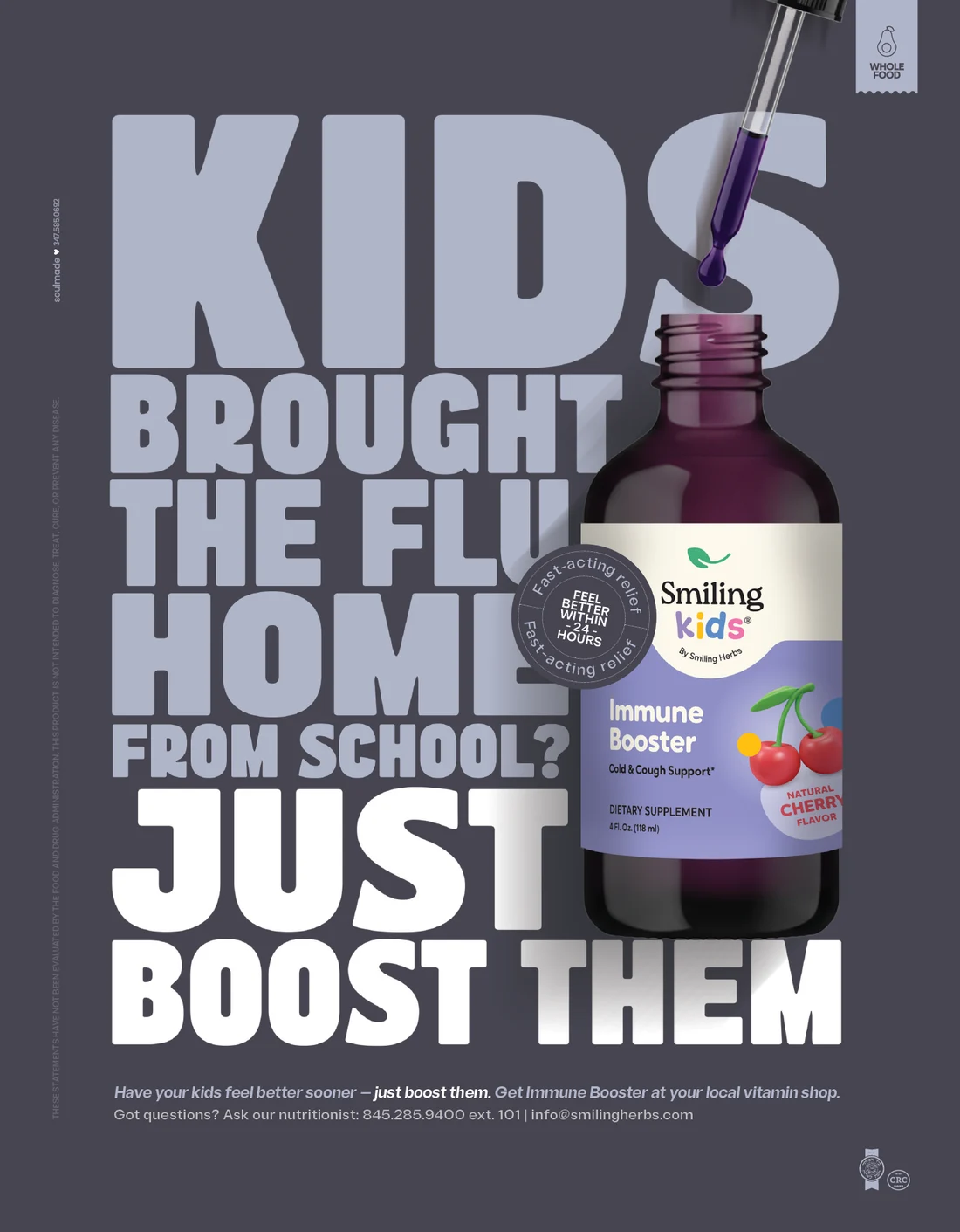 Smiling Herbs ad creative