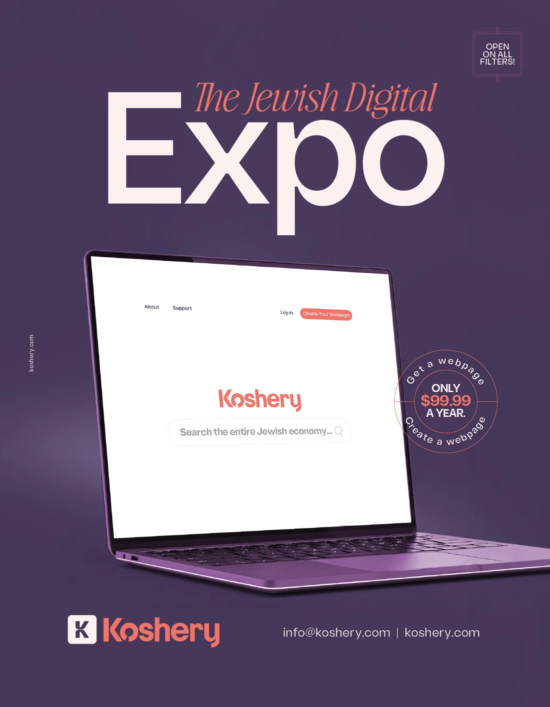 Koshery ad: The Jewish Digital Expo